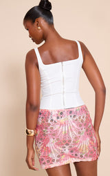 AVIERA Boned Longline Corset Top