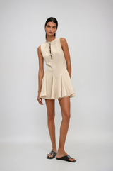 ELEGANTIA French Pleated Dress