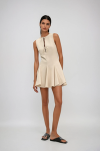 ELEGANTIA French Pleated Dress