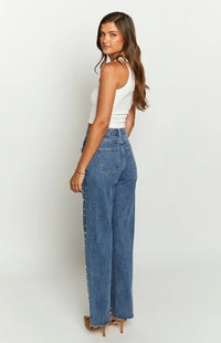 CELESTE Luxe Pearl Jeans