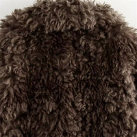 ELVORU Fur Effect Puffer Coat