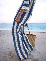 MIRA Striped Knit Set