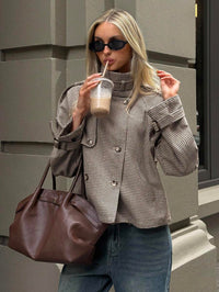 HAVEN Houndstooth tweed jacket