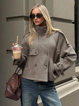 HAVEN Houndstooth tweed jacket