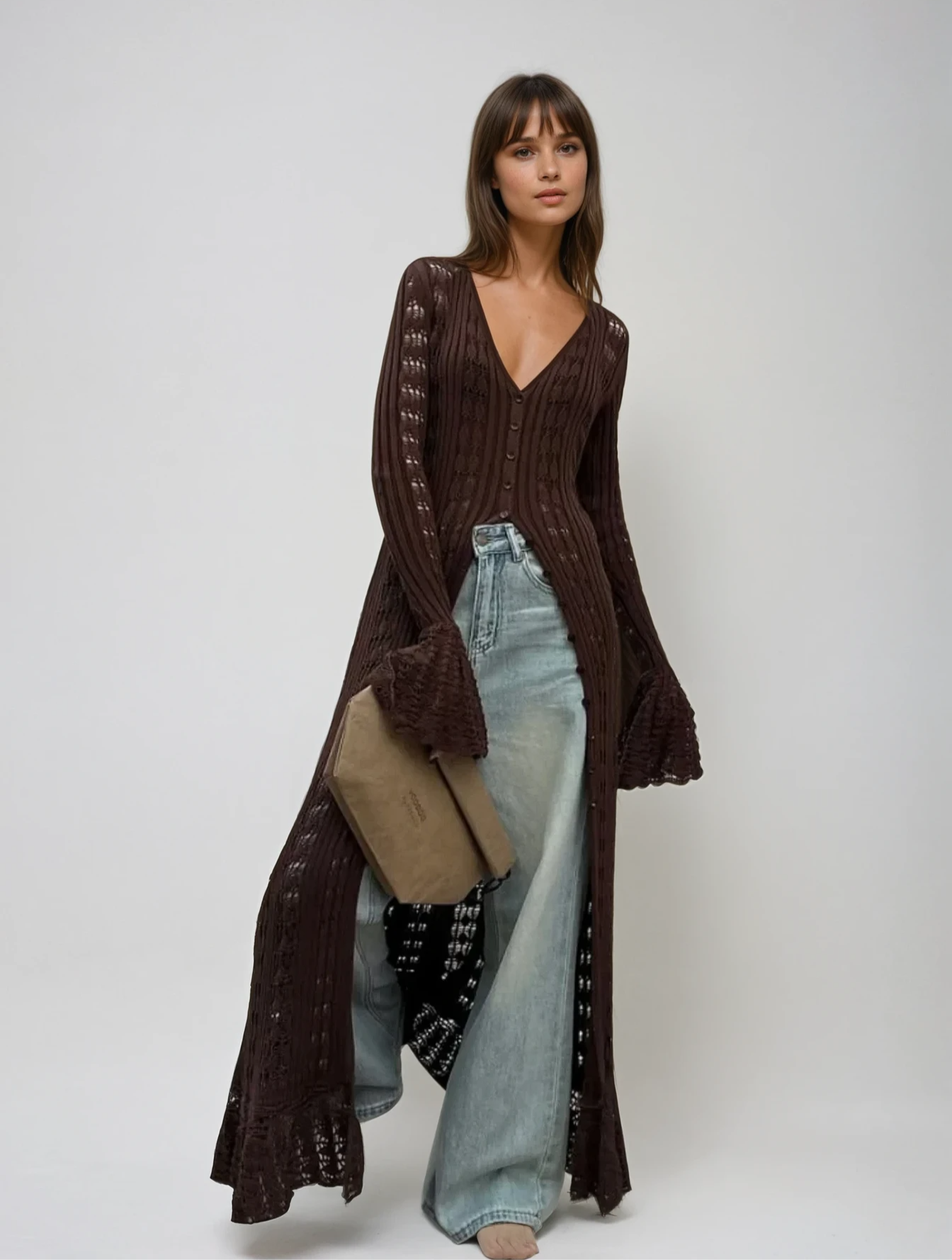 CÉLESTE French Holiday Woolen Coat