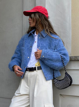 LAUREL Snap-Button Jacket: Amore al Primo Indosso