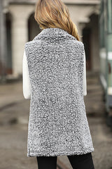 LINA Sleeveless Long Cardigan Vest