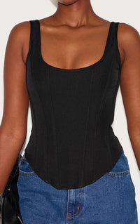 AVIERA Boned Longline Corset Top