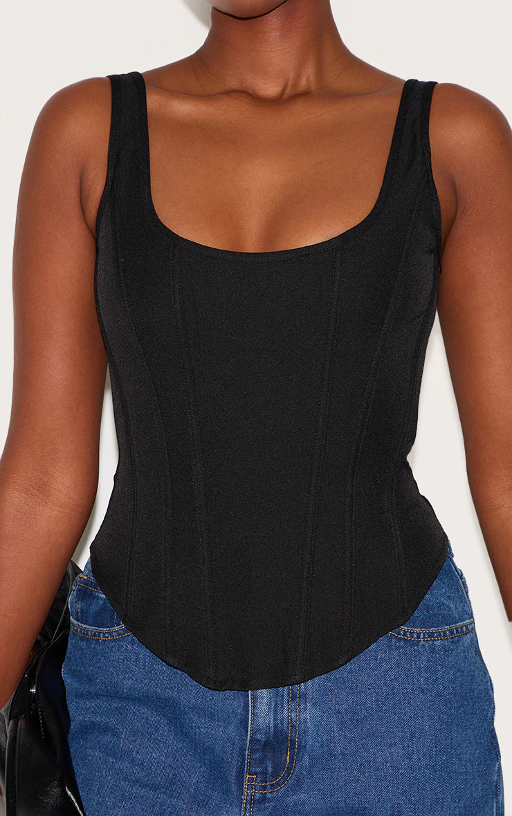 AVIERA Boned Longline Corset Top