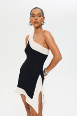 AVENISE One-Shoulder Mini Dress