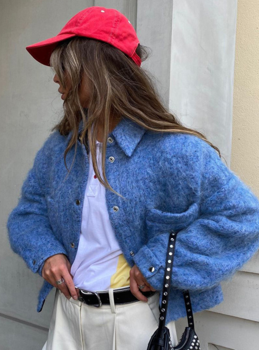 LAUREL Snap-Button Jacket: Amore al Primo Indosso