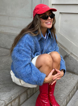 LAUREL Snap-Button Jacket: Amore al Primo Indosso