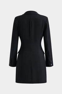 VIRENA Tailored V-Neck Blazer Mini Dress