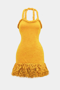 AZURA Halter Mini Dress