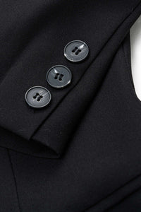 VIRENA Tailored V-Neck Blazer Mini Dress