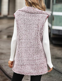 LINA Sleeveless Long Cardigan Vest