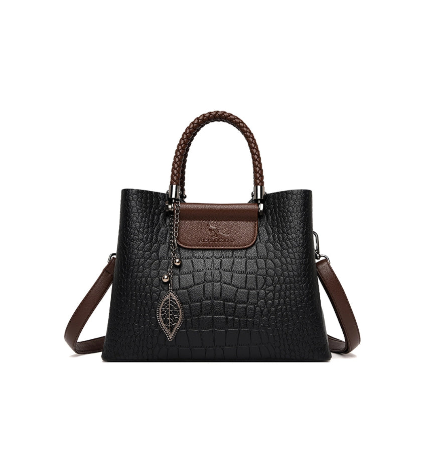 JANVENI Nero Elegant Leather Bag