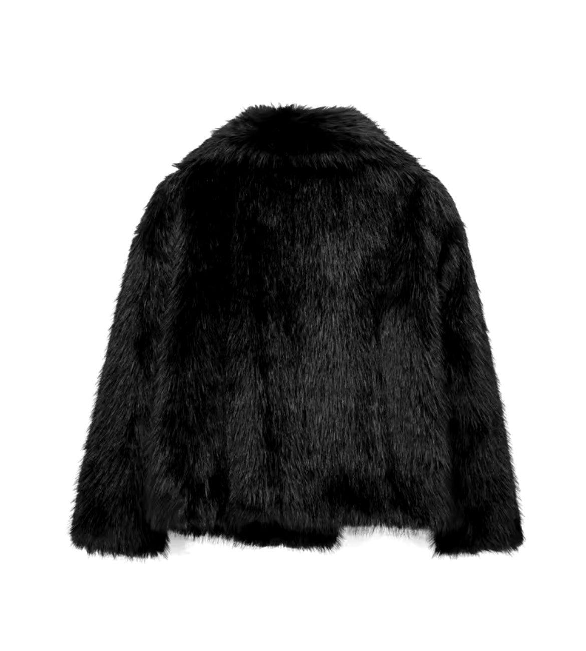 ELVORU Fur Effect Puffer Coat