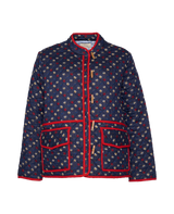 AMY'S Floran Print Patchwork Jacket