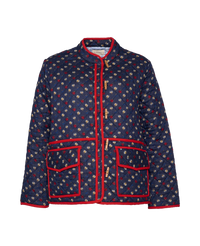 AMY'S Floran Print Patchwork Jacket