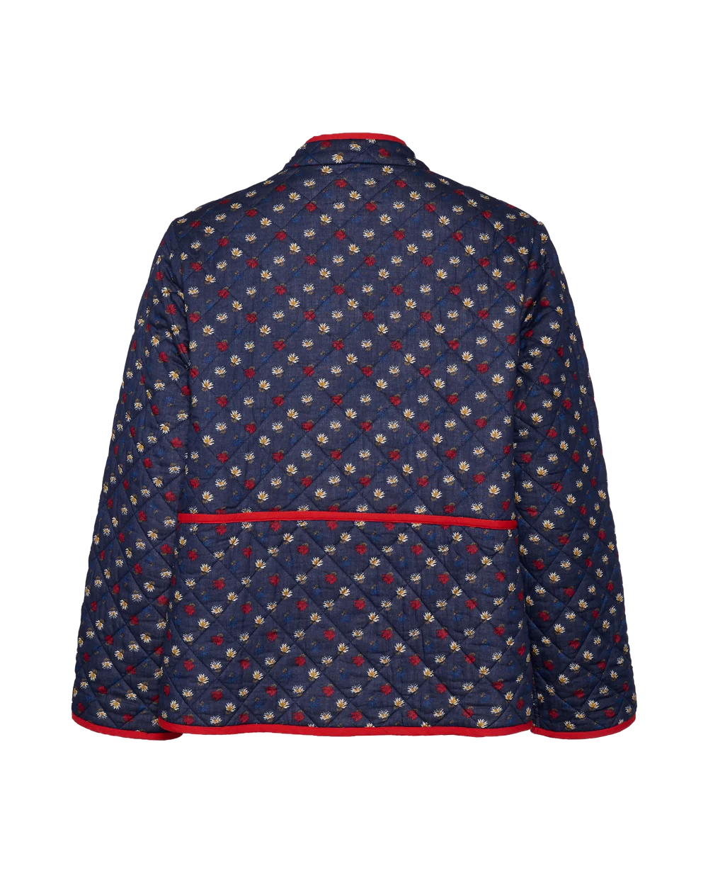 AMY'S Floran Print Patchwork Jacket