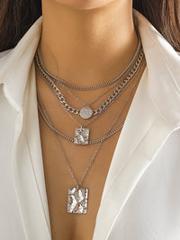 NECKLACE Multi Strand Gold Layered Necklace