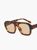 LUNARA Bold Square Frame Sunglasses
