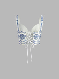 SOLÉA Printed Tie-Back Set