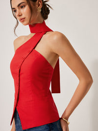 LINEN Halter Top