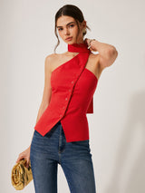 LINEN Halter Top