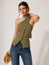 LINEN Halter Top