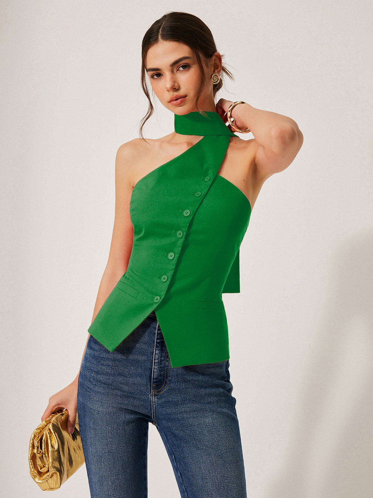 LINEN Halter Top