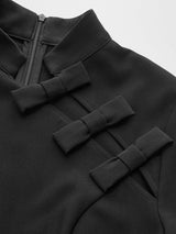 AURA Bow Cut Out Dress