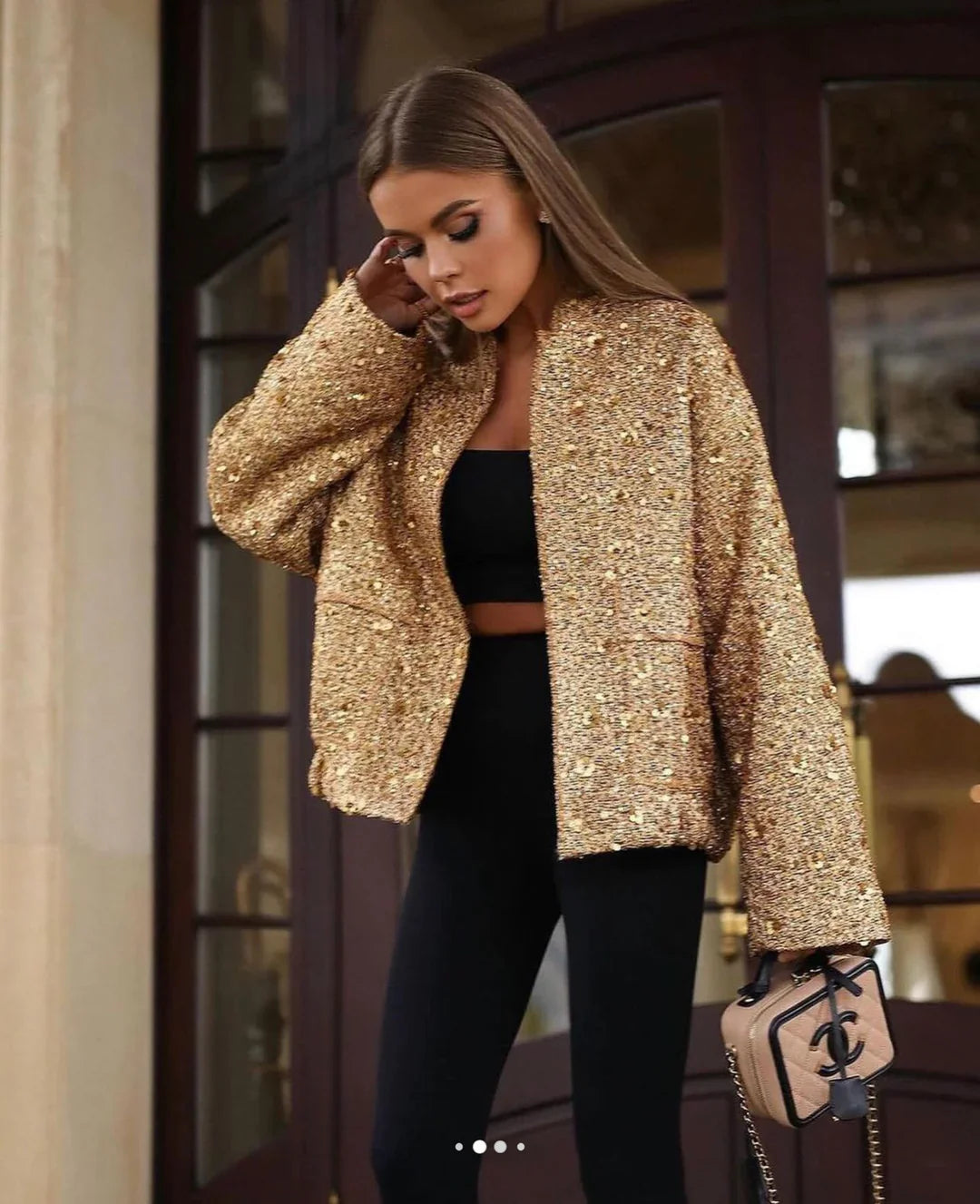 LUMINA Sequin Jacket