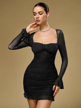 LUCERA Mesh Mini Dress