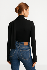 VIRENA Tie-Neck Blouse