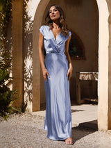 LORINA Satin Mermaid Dress