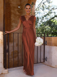 LORINA Satin Mermaid Dress