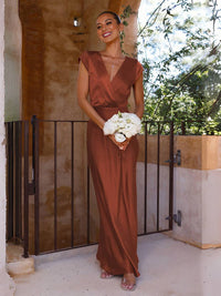 LORINA Satin Mermaid Dress