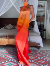 ELARA Gradient Maxi Dress