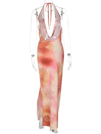 LUNARA Floral Maxi Dress