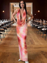 LUNARA Floral Maxi Dress