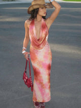 LUNARA Floral Maxi Dress