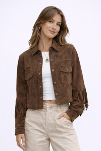 FRINGE Suede Jacket