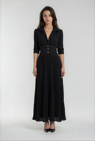 ELARIS Belted Maxi Dress