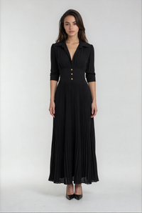 ELARIS Belted Maxi Dress
