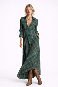 PLAIRA Shirt Maxi Dress