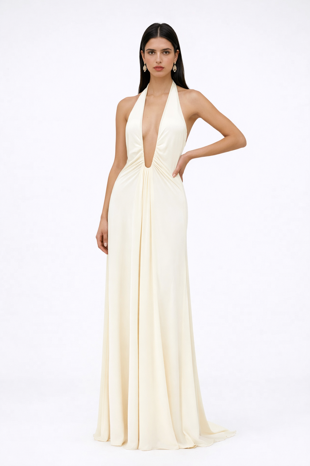 ALTHEA Cupro Maxi Dress