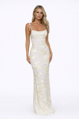 MIRELA Floral Maxi Dress