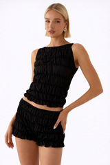 OLYSA Top & Skirt Set